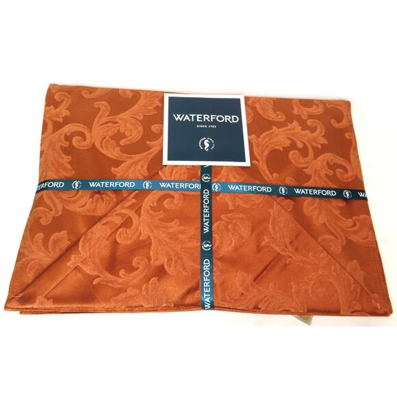 WATERFORD Revelle 8-Pc Placemat Napkin Set Thanksgiving Fall Luxury NIB - Picture 6 of 7